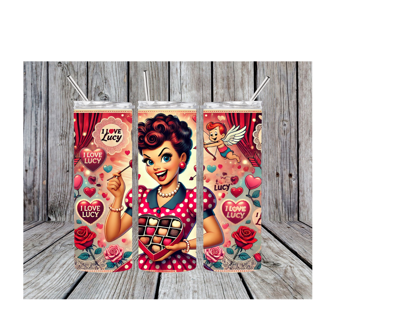 I LOVE LUCY TUMBLER